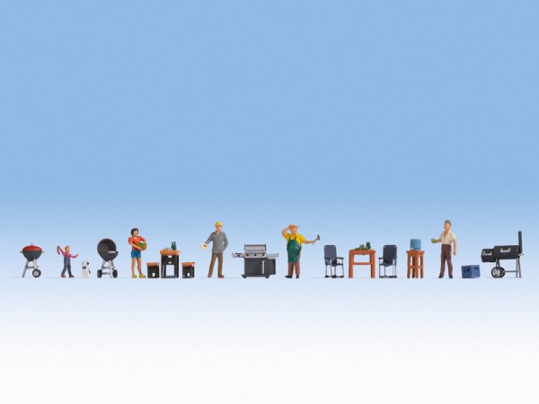 H0-Figuren-Themenwelt, Grill-Party