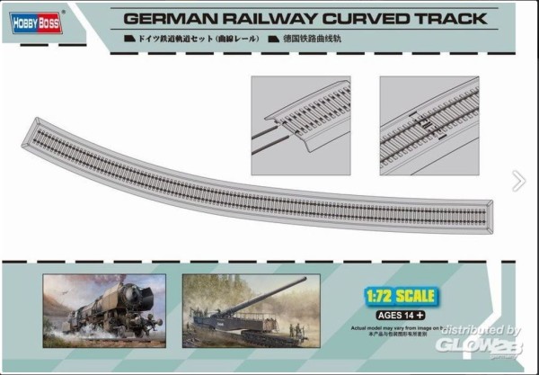 1:72-German Railway Curved Track