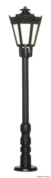 0-Parklaterne, LED warmweiß