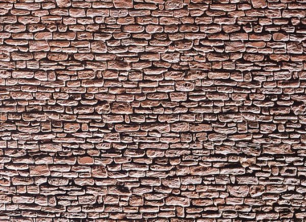 H0-Mauerplatte Naturstein,250 x 125 mm