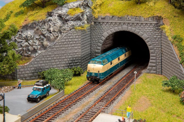 H0-Tunnelportal, 2-gleisig