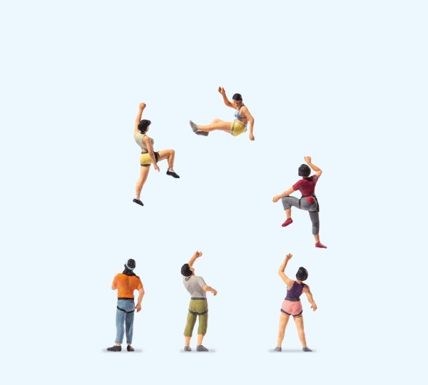 Asiatische Sportkletterer