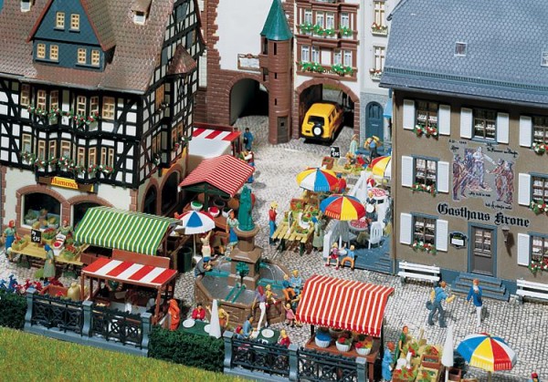 H0-Wochenmarkt