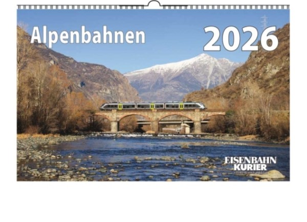 Alpenbahnen - Kalender 2026
