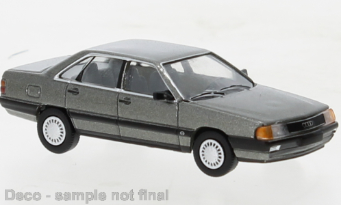 Audi 100 (C3), metallic-dunkelgrau, 1982