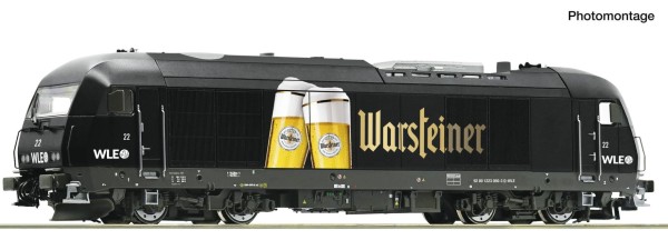 DC-Sound-Diesellok BR 223 WLE/Warsteiner