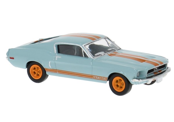 Ford Mustang, hellblau/orange, 1968