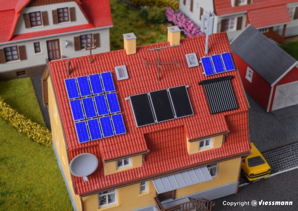 H0-Deko-Set Solar, Röhren, Photovoltaik
