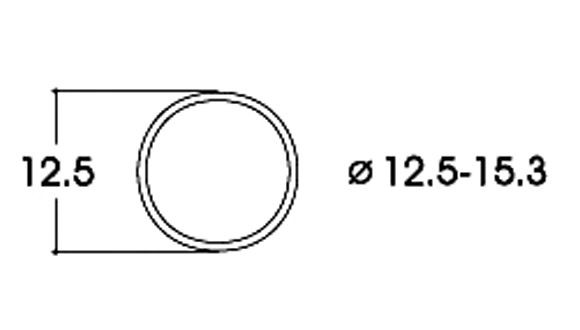 H0-Haftringe WS,10Stück,12,5-15,3mm