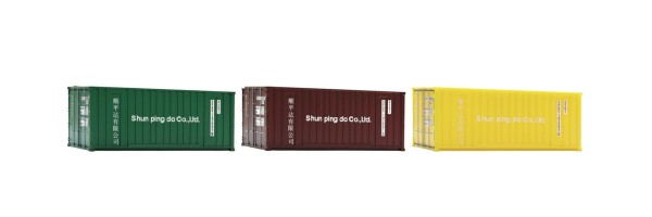 3-tlg. Set: 20-Container
