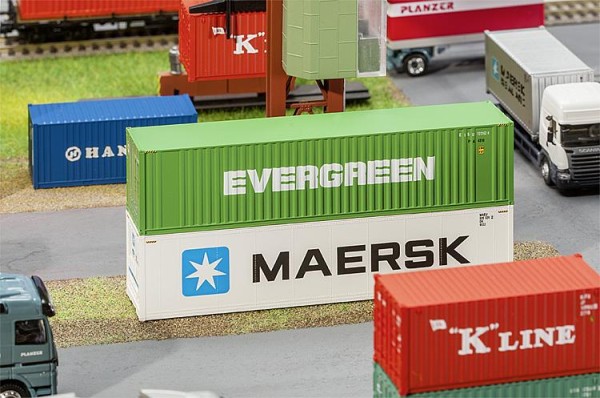 H0-40 Hi-Cube Container EVERGREEN