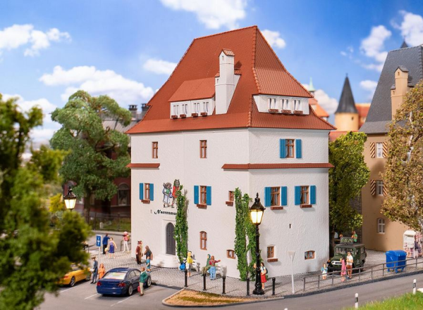 H0-Stadthaus mit Narrenmuseum