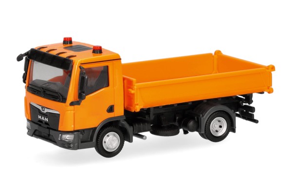 MAN TGL Dreiseitenkipper, kommunalorange