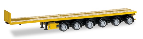 Nooteboom Ballasttrailer, verkehrsgelb