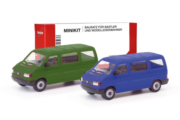MiniKit 2x VW T4 Bus, olivgrün/ultrablau