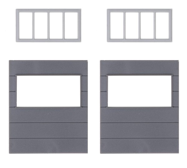 H0-2 Wandelemente, horizontalen Fenster