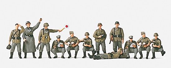 Rastende Infanterie. Feld