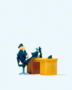 Sitzender Polizist USA