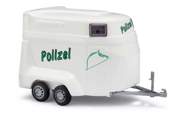 Pferdeanhänger der Polizei