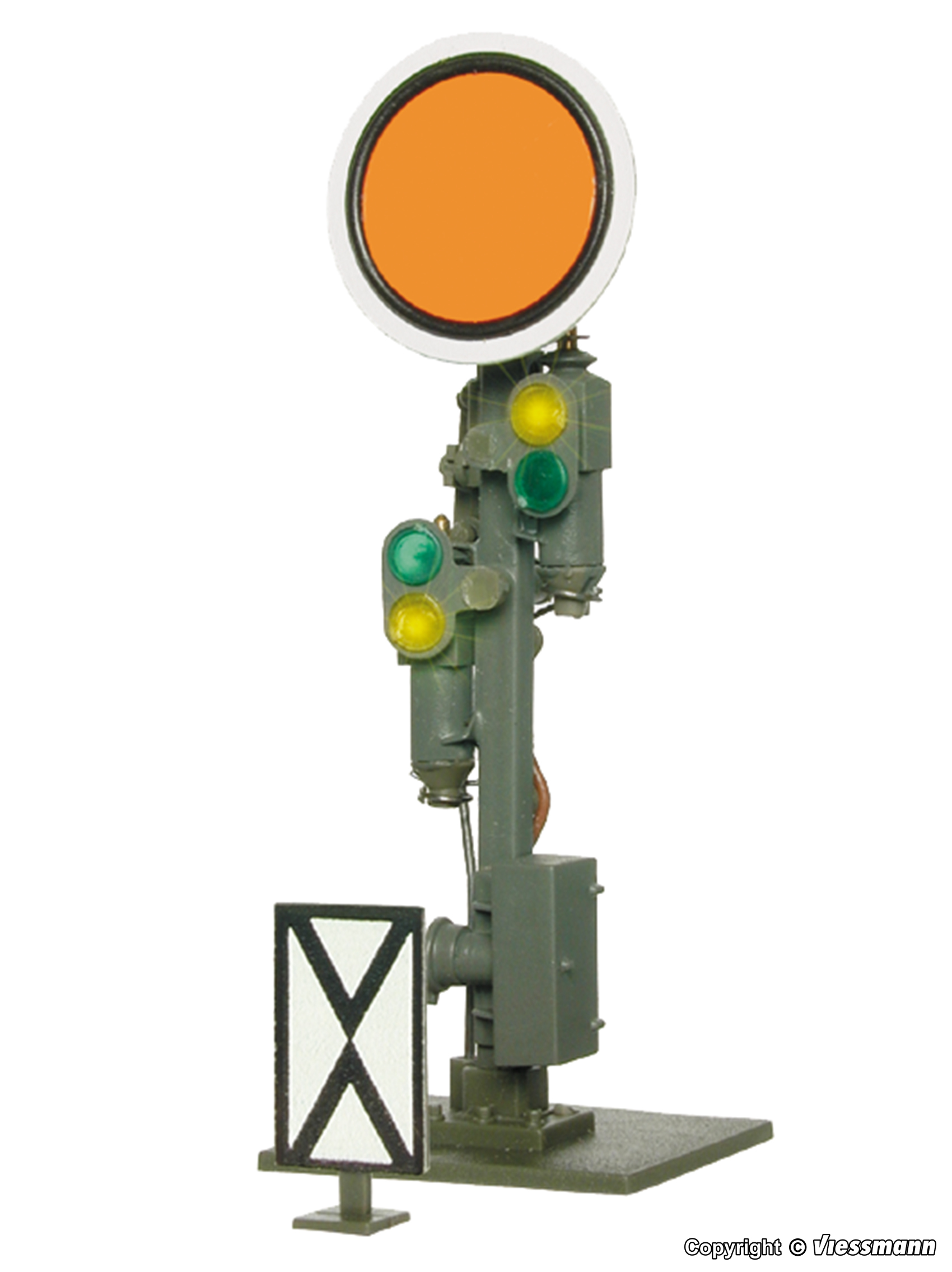 H0 Form Vorsignal Scheibe Beweglich Signale H0 Spur Viessmann Modelleisenbahn