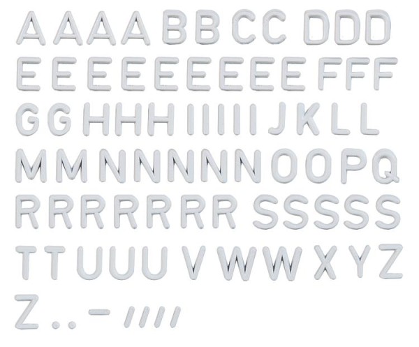 H0-Beschriftungs-Kit ABC