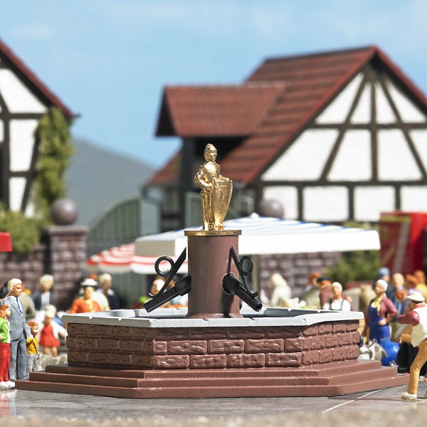 H0-Mini-Welt: Marktbrunnen
