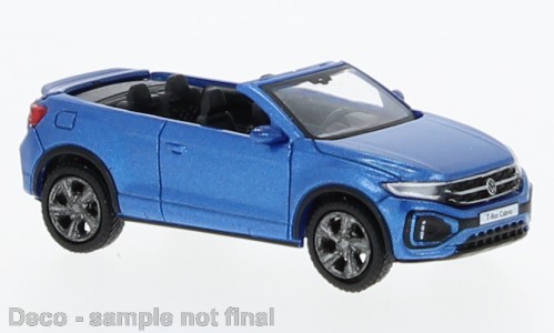 VW T-Roc Cabriolet, metallic-blau, 2022