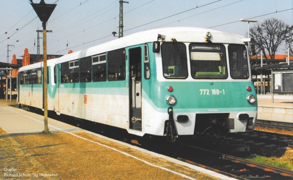 DC-Dieseltriebwagen BR 772 + Steuerwagen