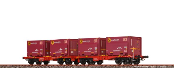 H0-Güterwagen Sggmmrrs, DB AG, Ep.VI