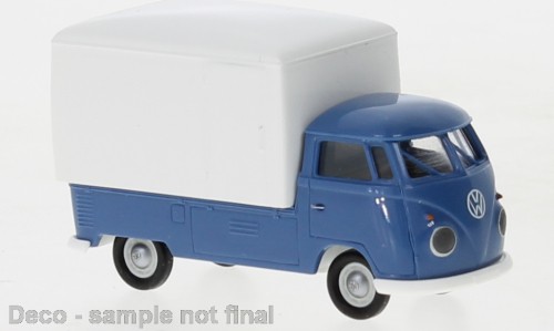 VW T1b Großraum-Koffer, blau/weiss, 1960