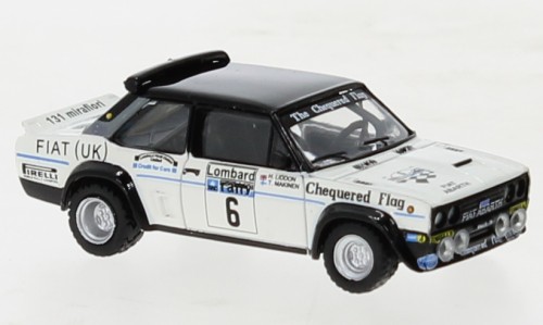 Fiat 131 Abarth, No.6, Fiat UK RAC Rally