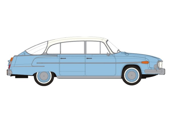 Tatra 603-2, hellblau/weiss, 1963