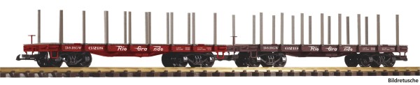 G-Flachwagen 2er Set D&RGW mit Rungen