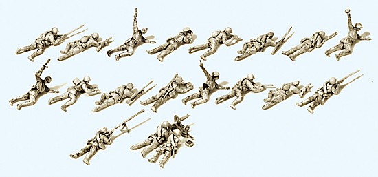 Infanterie liegend, im Gefecht DR