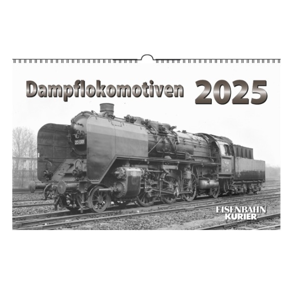 Dampflokomotiven - Kalender 2025