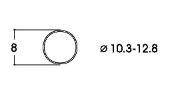 H0-Haftringe DC, 10 Stück 10,3-12,8mm