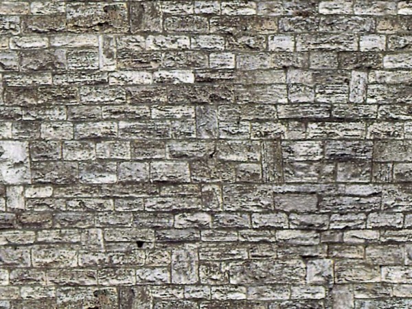 H0-Mauerplatte Hausstein, 25 x 12,5 cm