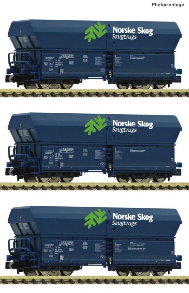 3er Set Selbstentladewagen, Norske Skog