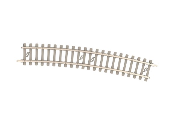 Gebogens Betongleis R4, 362,6mm, 15°