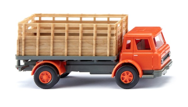 Gitteraufbau-Lkw (Int. Harvester) orange