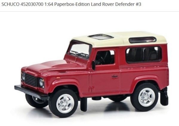 1:64-Paperbox-Edition Land Rover