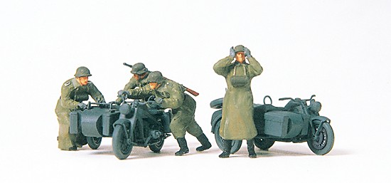 Kradschützen schiebend 1939-45 DR