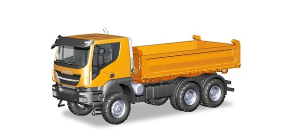 Iveco Trakker 6x6 Baukipper-LKW, orange