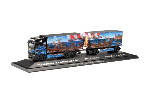 MAN TGX GX Getränkekoffer-Hängerzug