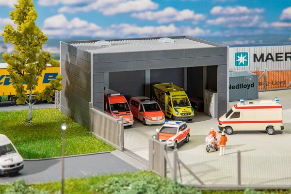 H0-Fahrzeugunterstand, Systembau
