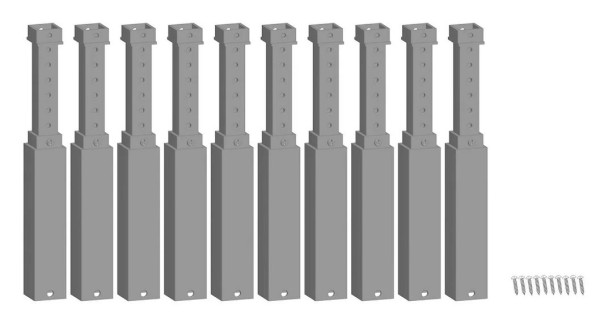 H0-Easy-Track Pfeiler höhenverstellbar