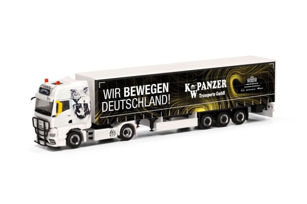 MAN TGX GX Gardinenplanen-Sattelzug