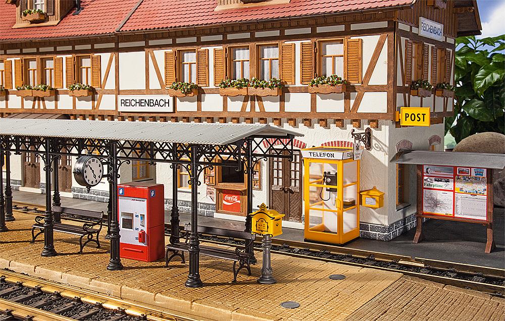 G Bahnhofs Zubehör Bausätze Spur G Pola Modelleisenbahn Modellbahn Breiter 