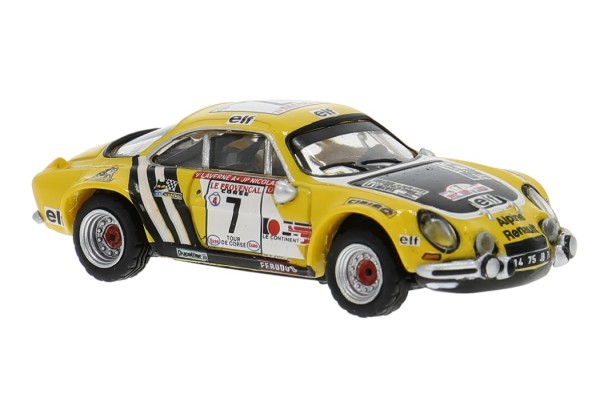 Renault Alpine A110, Tour de Corse, 1970