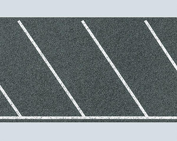 H0-Parkplatzfolie, Diagonalmarkierung
